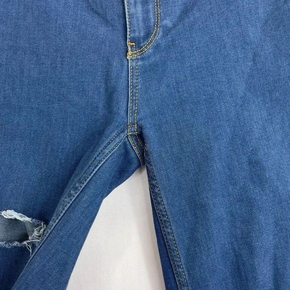 Free People Skinny Distress Jeans Size 25 - Picture 8 of 13